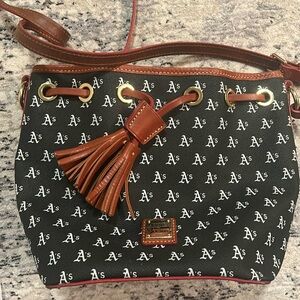 Oakland A’s Dooney & Bourke Monogram Drawstring Purse